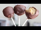 Reese's Peanut Butter Cake Pops Tutorial - How to make vegan cake pops - cake balls