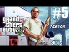 Grand Theft Auto V - Free Roaming Walkthrough - Part 5 - Trevor God Mode Rampage