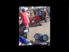 Dumaguete Philippines Traffic - Helmet Cam - Motorbike madness