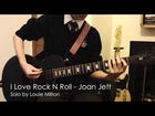 I Love Rock N Roll - Joan Jett | Guitar Solo by Louie Milton | Bath Guitar School