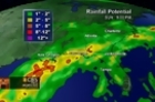 Heavy Rain in Southeast, Tropical Disturbance in Gulf of Mexico