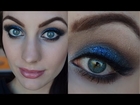 Blue Glitter Smokey Eye | Makeup Tutorial