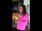 What happens when you suck helium out of balloons