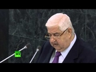 'Terrorists from 83 countries fighting in Syria' - FM to UN Assembly 2013 (FULL SPEECH)