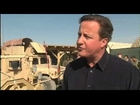 David Cameron Pays a Surprise Visit to Troops in Afghanistan 16.12.13