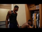 Paul George and Roy Hibbert give Solomon Hill The Rookie Treatment
