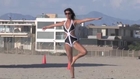 TOWIE star Lucy Mecklenburgh Sports a Monochrome Bikini For an Outdoor Boxing Session