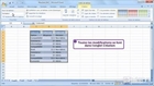 Comment insérer un tableau avec Excel 2007 ?