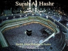 059 Surah Al Hashr (Abdul Rahman as-Sudais)